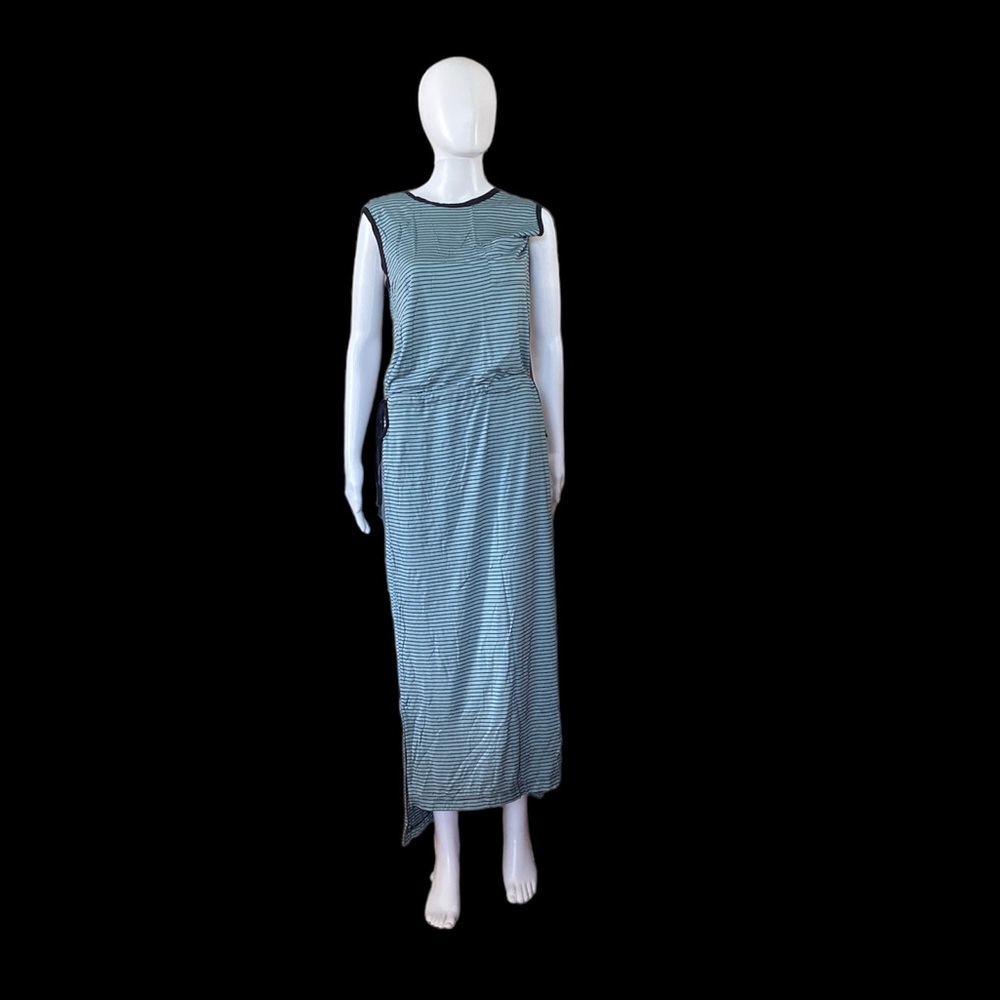 Gap light blue and black maxi dress (new)